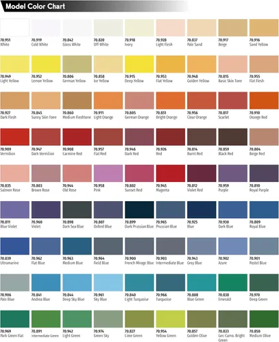 Vista 10 de Vallejo - Pintura color rojo amaranto, 0.6 fl oz