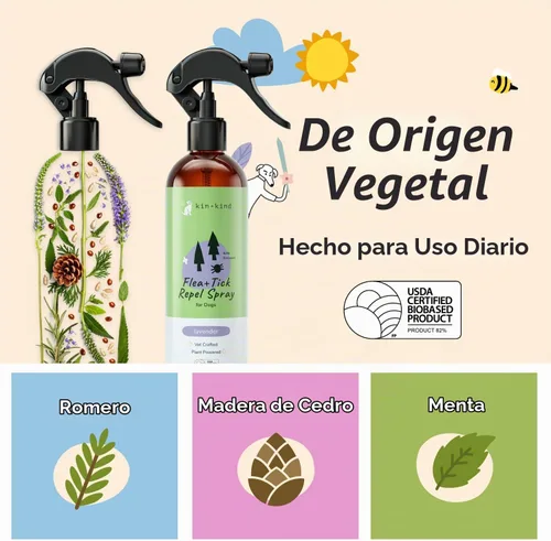 Vista 4 de Kit de protección contra garrapatas (champú de lavanda - spray de lavanda)
