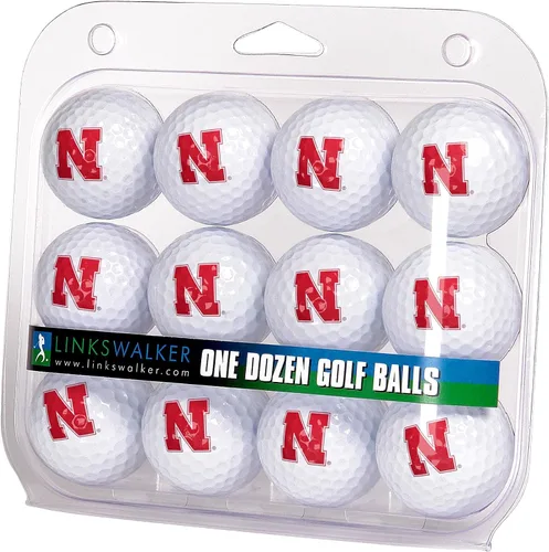 Vista 22 de LinksWalker Bolas de golf universitarias 12 bolas de regalo, tamaño reglamentario, bolas de 2 piezas