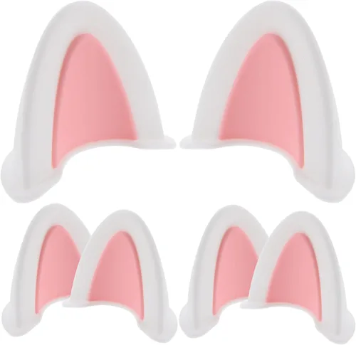 Vista 11 de HOMSFOU 3 Pares de Orejas de Gato para Casco Autoadhesivas Pegatinas Estilo Gatito Accesorios Lindas Decoraciones de Casco para Cascos