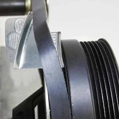 Vista 2 de Faddare Juego de 2 herramientas de instalación y removedor de cinturón elástico de metal, kit compacto de aleación de aluminio, herramienta