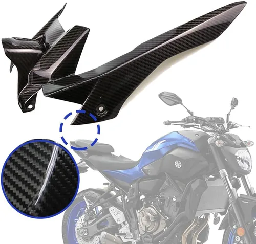 Vista 9 de Cubiertas de entrada de aire de fibra de carbono para motocicleta, panel de protección lateral del tanque, modificación de carenado para Yamaha