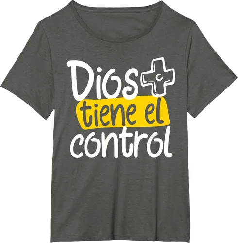 Vista 40 de Regalo Cristiano En Español Christian Spanish Dios Tiene Con Camiseta, Negro