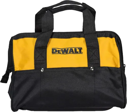 Vista 2 de Dewalt Bolsa de herramientas para contratistas de herramientas eléctricas de alta resistencia de 12" x 9" negro/amarillo