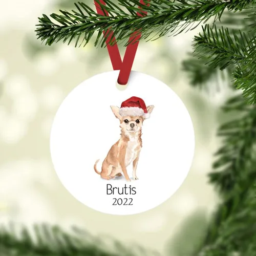 Vista 16 de Adornos de Navidad personalizados para perros, Adorno personalizado de perro boyero de Berna de Zmoicky, Adorno conmemorativo personalizado