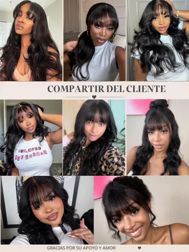 Vista 5 de Beauty Forever Bye Bye Knots - Peluca de cabello humano ondulado sin pegamento, predepilada, 7x5, encaje frontal, cabello humano suelto Peluca