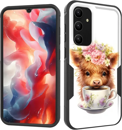 Vista 113 de Funda magnética para Galaxy A16 5G, [compatible con MagSafe] [protección contra caídas de grado militar] Funda resistente a prueba de golpes