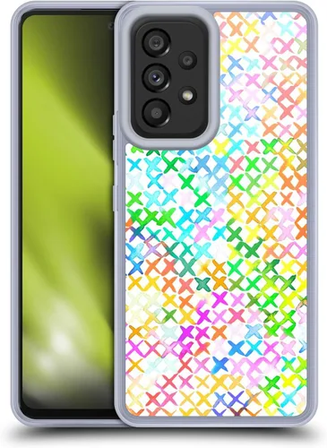 Vista 14 de Head Case Designs Officially Licensed Ninola Brushstrokes Multi Colorful Gel Case [Military Grade Protection] Compatible with Samsung Galaxy A53 5G
