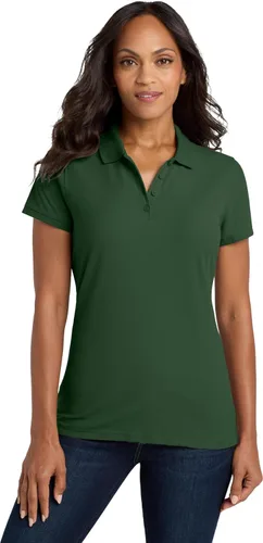 Vista 11 de Port Authority Polo Core Classic Piqué para mujer gris gusty