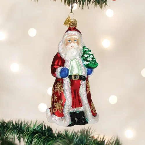 Vista 2 de Old World Christmas - Adornos: Surtido de adornos de cristal soplado para árbol de Navidad