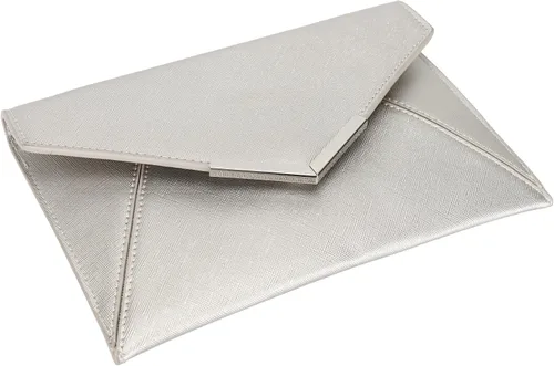 Vista 5 de Dexmay - Bolso de mano tipo sobre para mujer, tamaño mediano, de piel saffiano, plegable