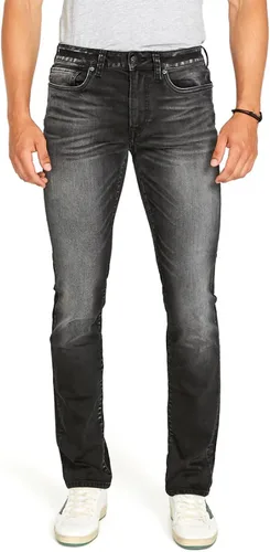 Vista 19 de Buffalo David Bitton - Vaqueros ajustados de Ash para hombre Auténtico lavado.