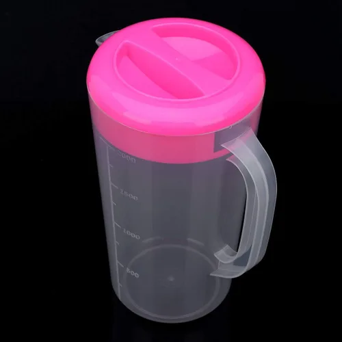 Vista 6 de Aislor Jarra plástica del galón que cola, apta para lavavajillas Rosa 67.6 fl oz
