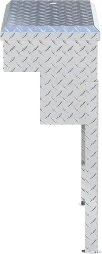 Vista 7 de UWS EC30071 Caja de herramientas para camión lateral de aluminio de 36 pulgadas de pared gruesa, con tapa RigidCore