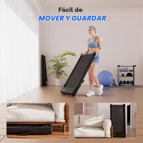Vista 4 de Almohadilla para caminar con 6% de inclinación, 300 libras de capacidad para debajo del escritorio para oficina en casa, mini caminadora portátil