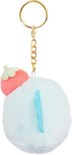 Vista 5 de SUMIKKOGURASHI Tokage San-X - Llavero original de la serie Strawberry, Tokage