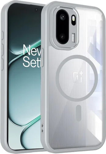 Vista 21 de Funda magnética transparente compatible con Xiaomi 17T, color negro 2 en 1 PC + TPU cubierta de teléfono a prueba de golpes, carcasa protectora