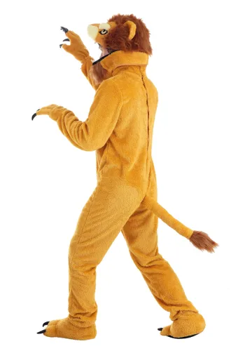 Vista 2 de Disfraz de León Jawesome para Adultos Multicolor