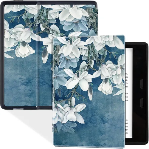Vista 12 de Funda suave para Kindle Oasis (10ª generación, lanzamiento 2019 y 9ª generación, versión 2017) – Funda protectora delgada y ligera con apagado