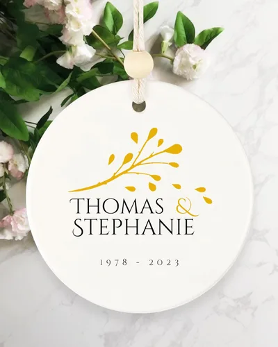Vista 8 de Nombres personalizados, regalos de aniversario de zafiro de 45 años para marido y esposa, regalos de aniversario de boda 45 para pareja o padres
