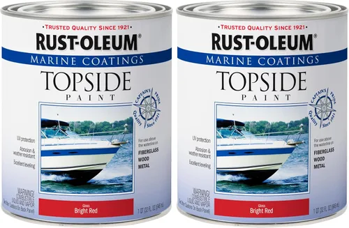 Vista 14 de Rust-Oleum 207005 Pintura para cubierta marina Marine Coatings, cuarto de galón, color gris acorazado