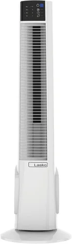 Vista 8 de Lasko Ventilador de torre oscilante con control remoto, ventilador de torre para dormitorio y oficina, 4 velocidades silenciosas, 38 pulgadas