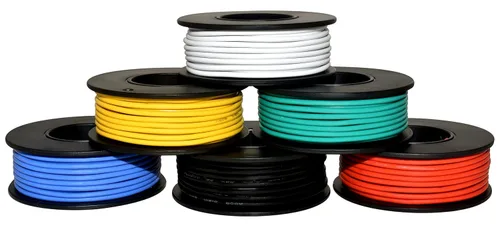Vista 6 de Plusivo Cable de conexión de cobre estañado, 6 colores (negro, rojo, amarillo, verde, azul, blanco), kit de cable de conexión
