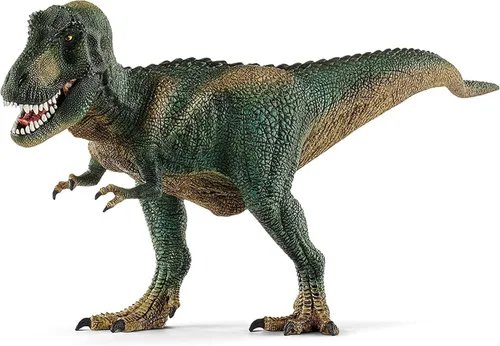 Vista 9 de Schleich Dinosaurios – Juego de 4 piezas de dinosaurios rojos para niños y niñas – con figura de T Rex, Allosaurus, Intrepidus y Majungasaurus