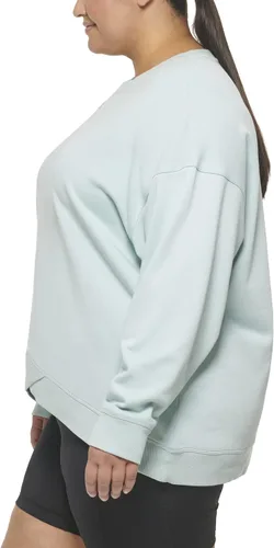 Vista 3 de Calvin Klein Performance womens Active Chevron Hem Drop Shoulder PulloverPullover Sweater