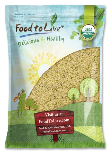 Vista 9 de Semillas de cáñamo paraguayo orgánicas, 8 onzas, corazones crudos sin OMG, descascarados, kosher, veganos, a granel. Apto para dieta cetogénica.