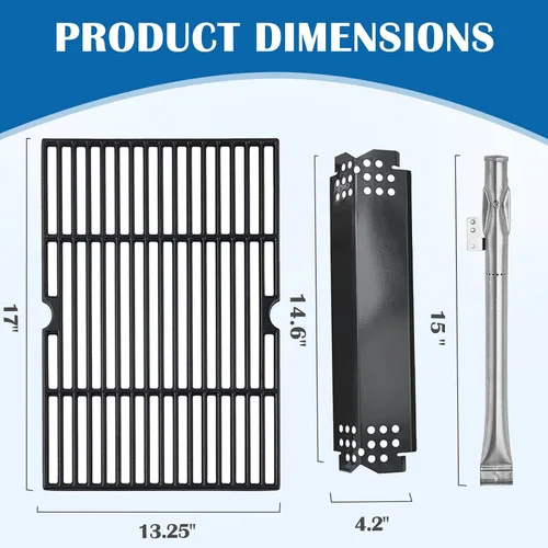 Vista 3 de SafBbcue Kit de piezas de parrilla para piezas de repuesto Nexgrill 720-0888 720-0888N Home Depot Nexgrill Grill Parts 720-0830H 720-0783E BHG