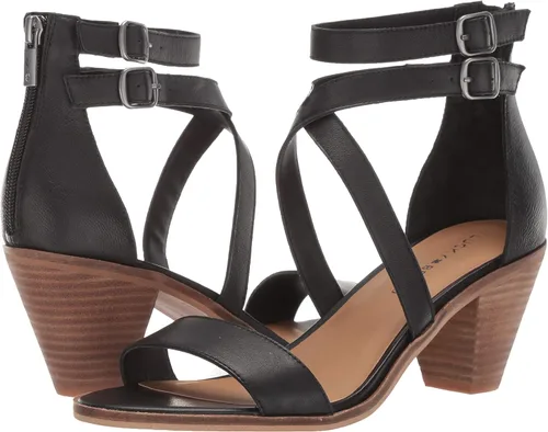 Vista 7 de Lucky Brand Sandalias de tacón con correa al tobillo Ressia para mujer