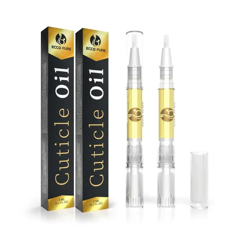 Vista 8 de Bolígrafo de aceite para cutículas con vitamina E – Aceite hidratante para uñas y cutículas – Pluma de pincel sin desorden para cutículas secas
