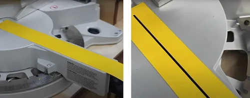 Vista 7 de FastCap Cinta de cero espacio libre de 2 x 16 pulgadas, reducción de desgarro, herramienta de alineación perfecta para sierras ingletadoras/de mesa