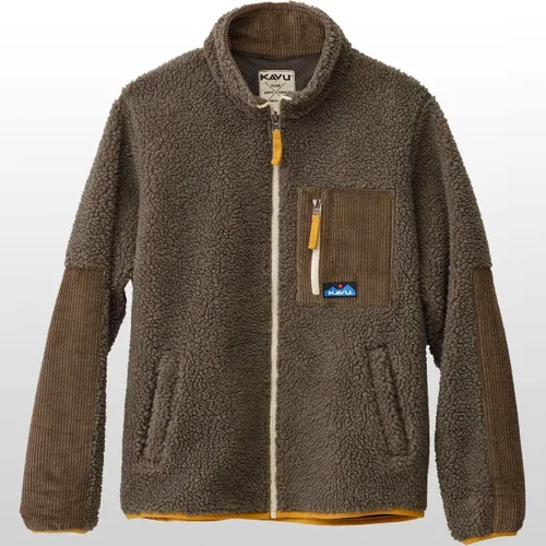 Vista 3 de KAVU Pearsoll Sudadera de forro polar, chaqueta de sherpa con cremallera