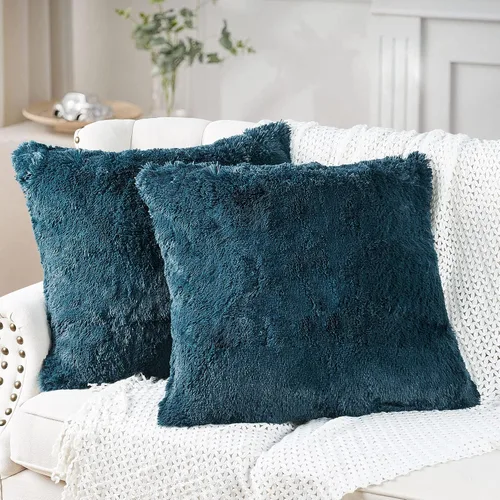 Vista 14 de Home Soft Things Fundas de almohada lanuda 2 piezas, naranja quemado, 14 x 26 pulgadas, cálida y acogedora funda de almohada decorativa de felpa