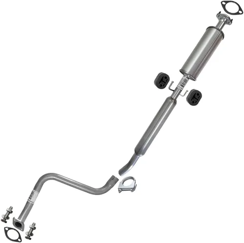 Vista 11 de Northeastern Exhaust Kit de sistema de escape de tubo delantero, resonador y silenciador de acero inoxidable compatible con Chevrolet Aveo5