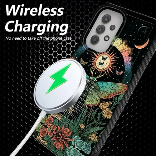 Vista 5 de Funda para Samsung Galaxy A23 Galaxy A13 4G/5G, Galaxy A04, Galaxy A04S, Galaxy A32 5G, con 2 protectores de pantalla, funda protectora híbrida