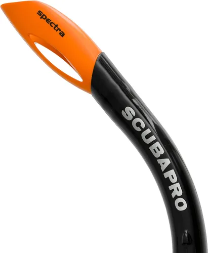 Vista 3 de SCUBAPRO Spectra Snorkel, Negro/Naranja