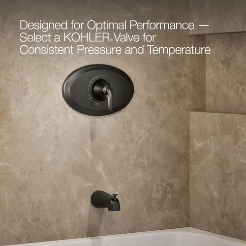 Vista 6 de Kohler K-TS21948-4G-BL Remodel Rite-Temp - Kit de molduras para bañera y ducha, 1.75 GPM, negro mate
