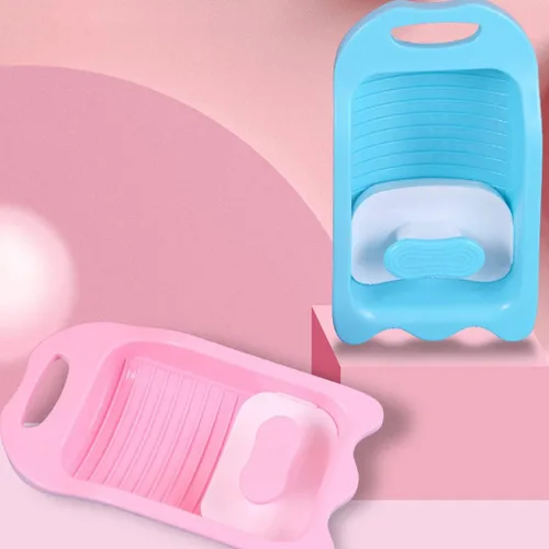Vista 9 de DOITOOL Lavabo para lavar a mano ropa, mini tabla de lavado a mano Tabla de lavado de plástico antideslizante Lavabo de limpieza