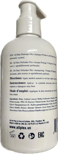 Vista 3 de PLEX B.T Amazing Shampoo and Conditioner 8oz Duo - JKS International - Suaviza, restaura el cabello dañado - Cuidado del cabello - Set de champú