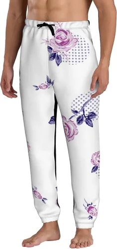 Vista 2 de Men Stone Wall Sweatpants Joggers Sweatpants Baggy Jogger Pants with Pocket for Men