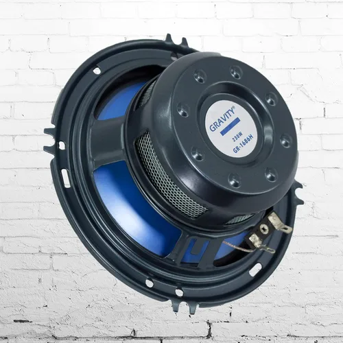 Vista 4 de Gravity GR-1686H - Altavoces coaxiales de audio para automóvil de 6.5 pulgadas, 460 W por par/230 W cada uno, serie Pro de rango completo, par