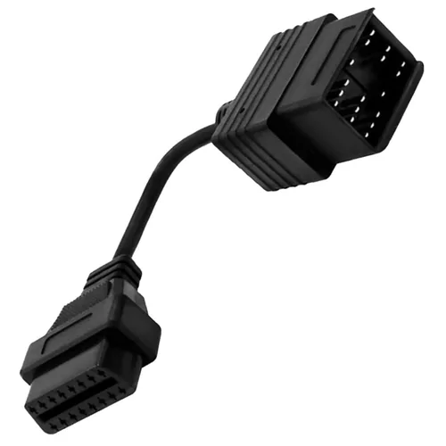 Vista 14 de cable de escaneo de diagnóstico OBD2 de 16 pines a 38 pines compatible con camiones Iveco