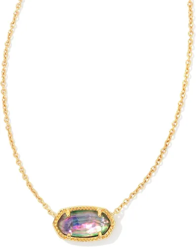 Vista 56 de Kendra Scott Starstruck Elisa - Collar con colgante ORO - CONCHA ABALONE