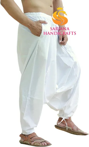 Vista 2 de SARJANA HANDICRAFTS Pantalones bohemios de algodón para hombre