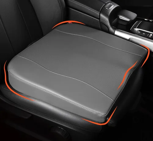 Vista 19 de Lofty Aim Cojín de asiento de automóvil, cómodos cojines de espuma viscoelástica para conducir, alivio del dolor de ciática y espalda baja, almohada