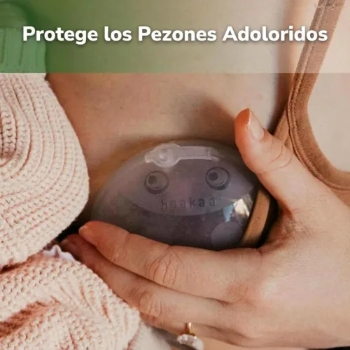 Vista 8 de haakaa - Colector de leche Ladybug de 40 ml, copa de lactancia portátil, cubierta suave, recipiente de leche materna, extractor portátil de leche