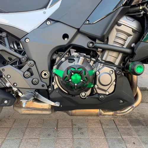Vista 6 de Funda de protección para motor, cubierta de estator, protector deslizante para carenado, protector de choque compatible con Kawasaki Z900; Z1000